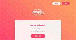 Desktop Screenshot of dooply.com