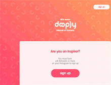 Tablet Screenshot of dooply.com